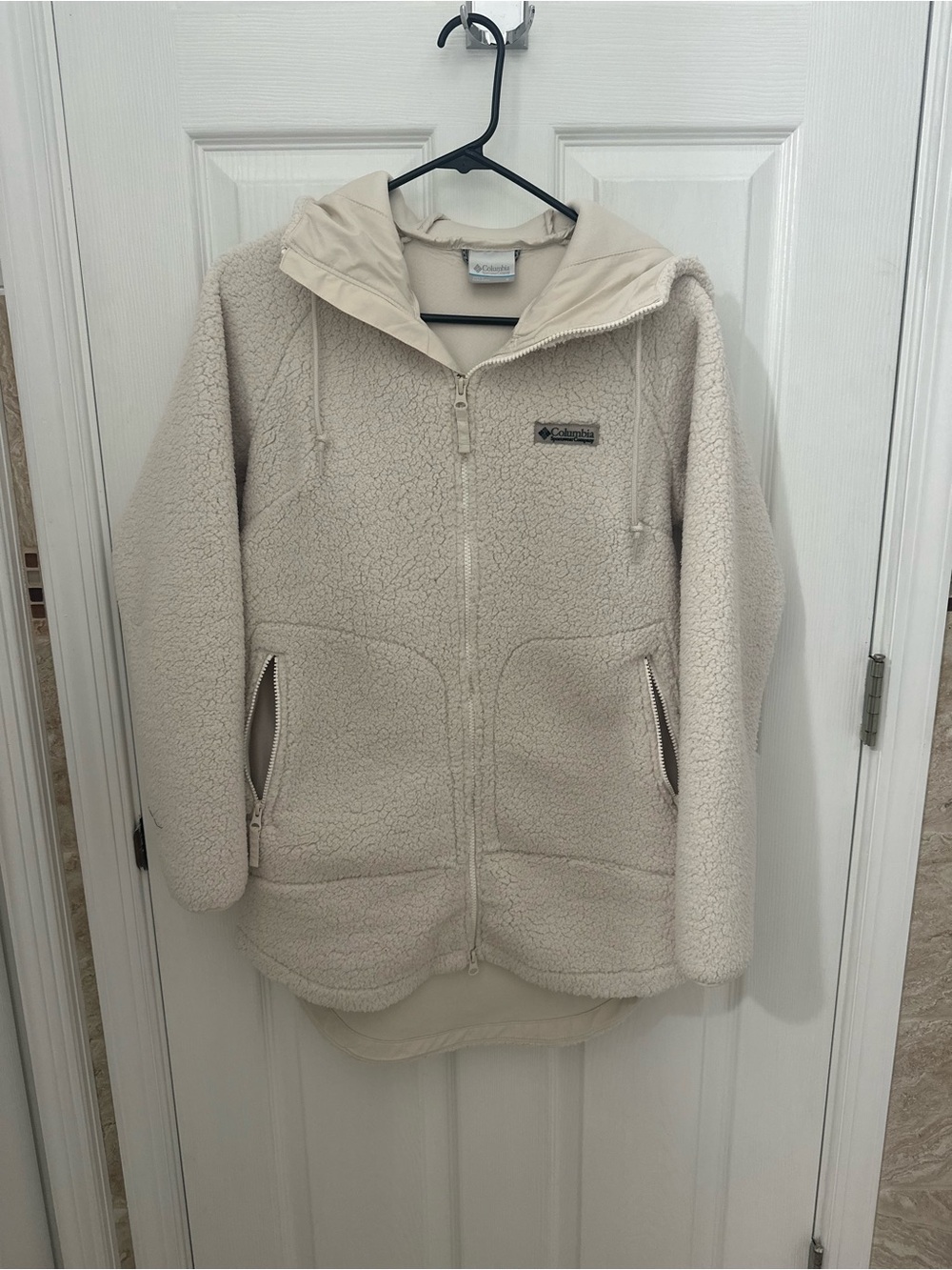 Columbia Ivory Sherpa Puffer Hooded Jacket
